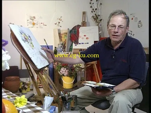 Painting Flowers in Watercolor with Charles Reid (Part 1 & 2)的图片3