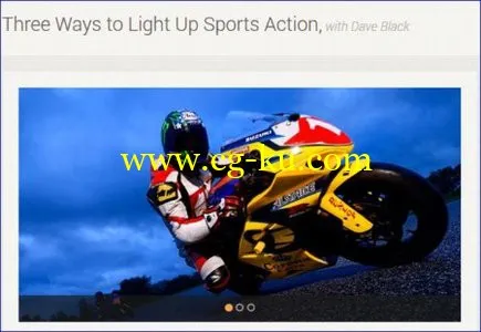 Three Ways to Light Up Sports Action with Dave Black的图片1