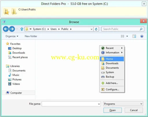 CodeSector Direct Folders Pro 3.8的图片1