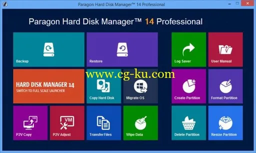 Paragon Hard Disk Manager 14 Professional WinPE Advanced Recovery CD 10.1.21.471的图片1