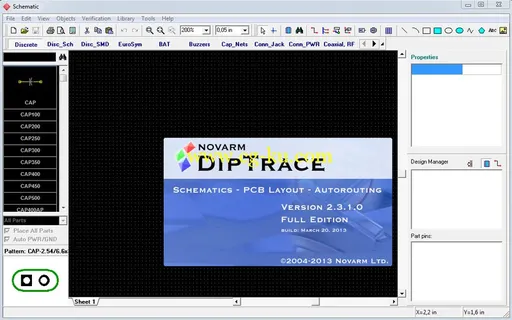 DipTrace 2.4的图片1