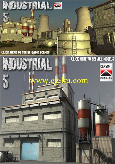 DEXSOFT-GAMES – Industrial 5. model pack的图片1