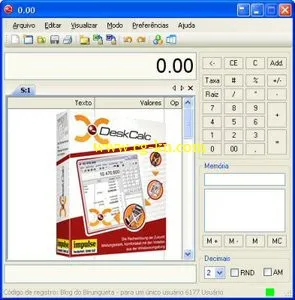 DeskCalc 6.1.2 桌面计算器工具的图片1