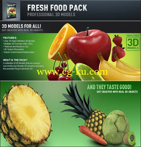 Videocopilot – Fresh Food Pack的图片1