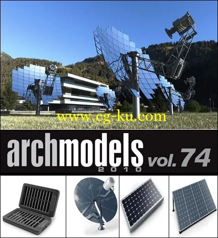 Evermotion – Archmodels vol. 74 绿色能源及空调模型合集的图片1