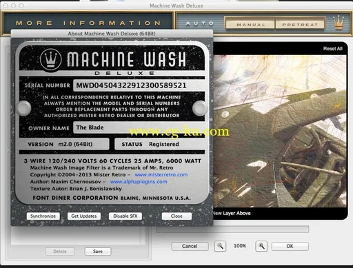 Mister Retro Machine Wash Deluxe 2.0 MacOSX的图片2