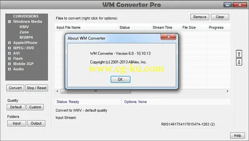 WM Converter Pro 6.0 Build 10.10.13的图片1