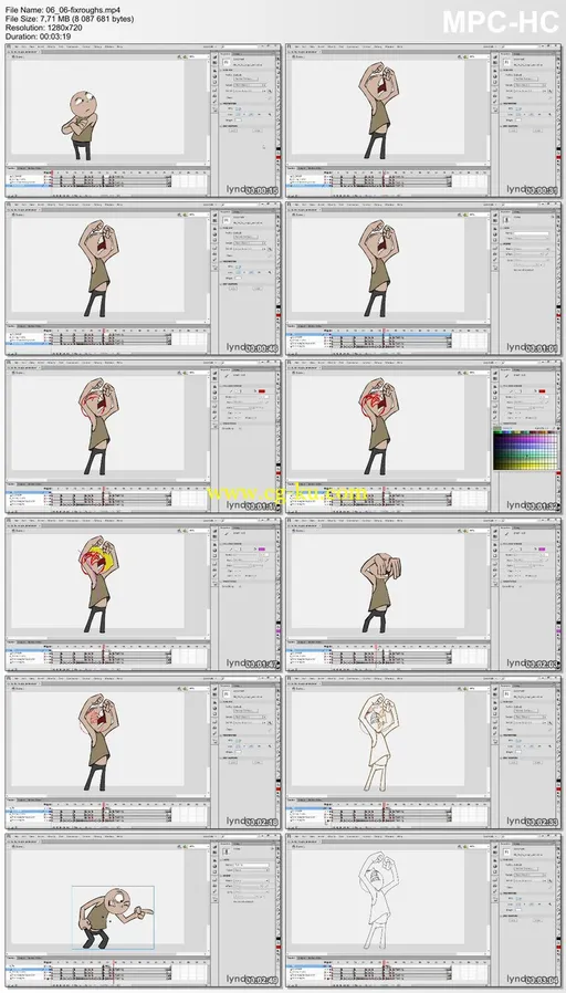 Lynda – Hand-Drawn Animation in Flash的图片2