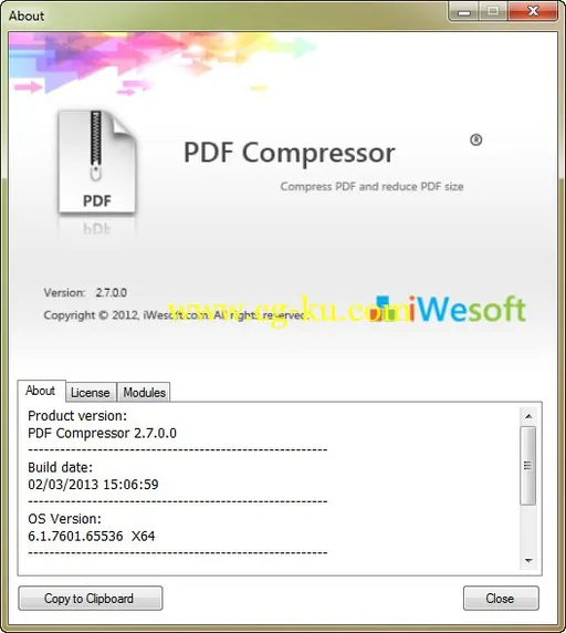 iWesoft PDF Compressor 2.7.0.0的图片2