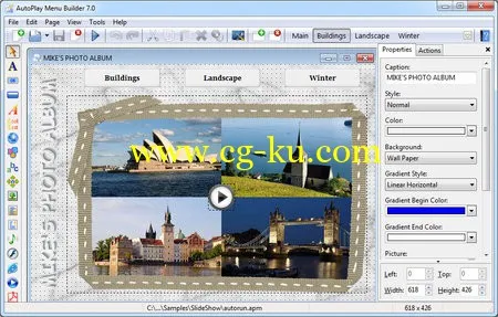 AutoPlay Menu Builder 7.1 Build 2256 光盘启动菜单制作工具的图片1