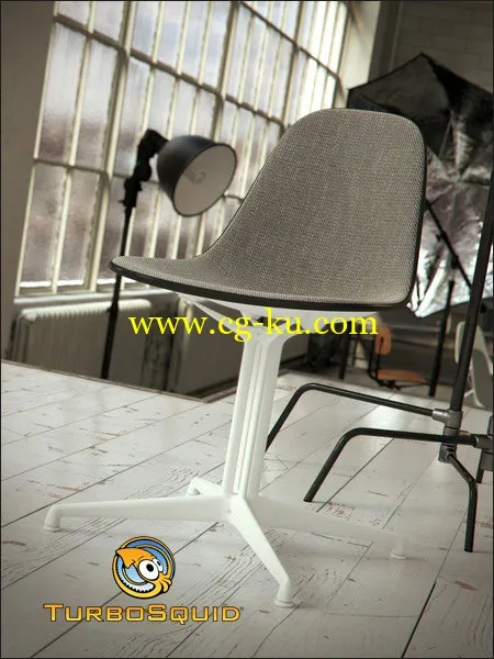 TurboSquid – Eames Plastic Side Chair by BBB3viz的图片1