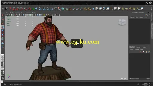 3dnice – Game Character Development Tutorial的图片2