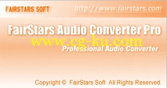 FairStars Audio Converter Pro 1.81 文件转换工具的图片1