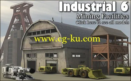 DEXSOFT-GAMES – Industrial 6 – Mining Facilities model pack的图片1