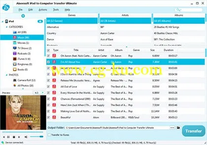 Aiseesoft iPad to Computer Transfer Ultimate 7.0.28.19229的图片1