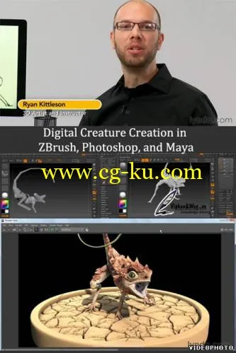 Digital Creature Creation in ZBrush, Photoshop, and Maya的图片1