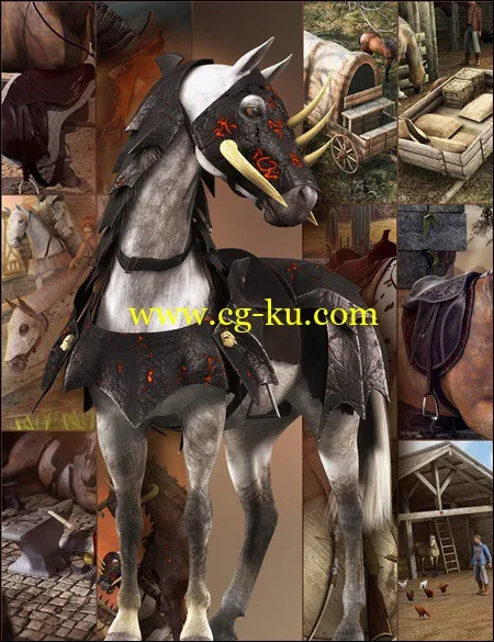 DAZ Horse 2 Pro Bundle的图片1