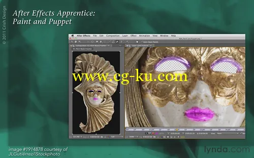 After Effects Apprentice 13: Paint and Puppet的图片2