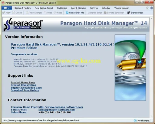 Paragon Hard Disk Manager 14 Premium 10.1.21.471 + Boot Media Builder的图片2