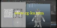 Eat3D – ZBrush 4 Character Production 3 – Creating the UVs and Texturing the Game Model的图片1