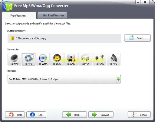 CyberPower Free MP3 WMA OGG Converter 9.6.2的图片1