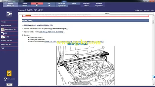 Renault Dialogys 4.27 Multilanguage 雷诺配件维修信息系统的图片3