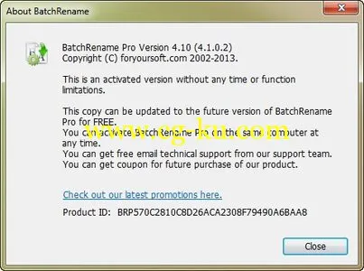 BatchRename Pro 4.511.1 批量重命名工具的图片1