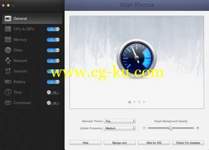 iStat Menus v4.10 MacOsX 硬件信息实时查看工具的图片1