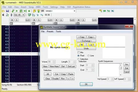 MED Soundstudio 2.1 立体声音轨/MIDI的音序器的图片1