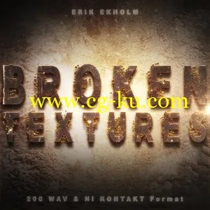 Erik Ekholm Broken Textures WAV / KONTAKT的图片1