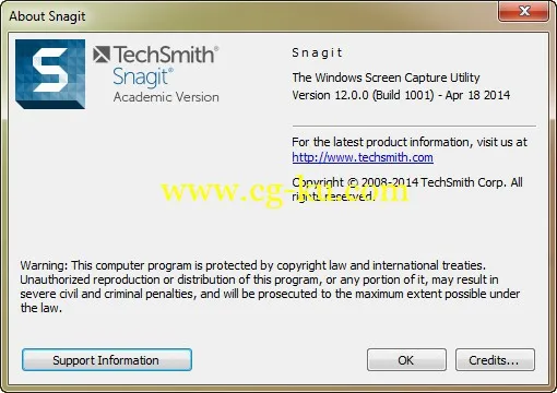 TechSmith Snagit 12.4.1 Build 3036的图片1