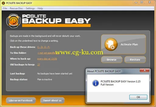 PCSUITE Backup Easy 1.15的图片1