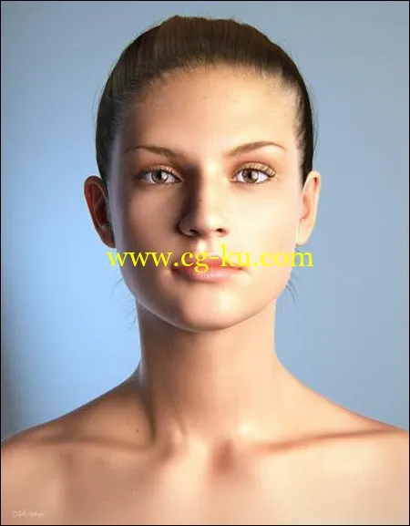 Beautiful 3D Female model的图片1