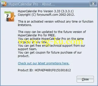 HyperCalendar Pro 3.33 日历带媒体播放功能的图片1