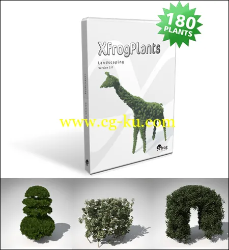 XfrogPlants – LANDSCAPING 园林/园艺模型包的图片2