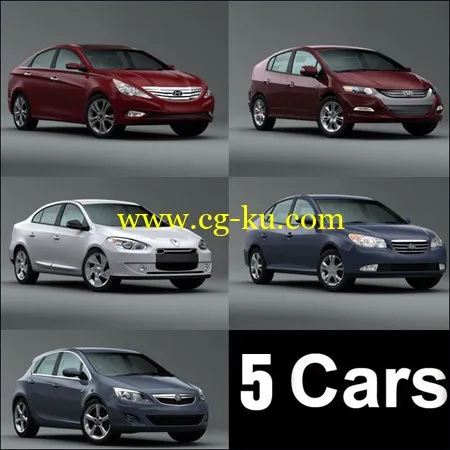 5 CG River Car models 汽车模型的图片1