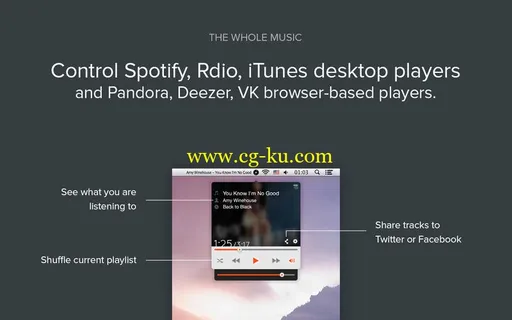 Simplify for Spotify Rdio iTunes 3.2.2 Retail MacOSX的图片1