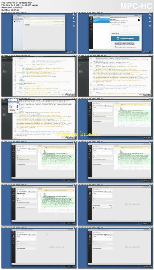 Lynda – GitHub for Web Designers的图片2