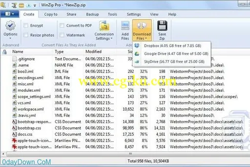 WinZip Pro 18.5 Build 11111 x86/x64 文件压缩软件的图片2