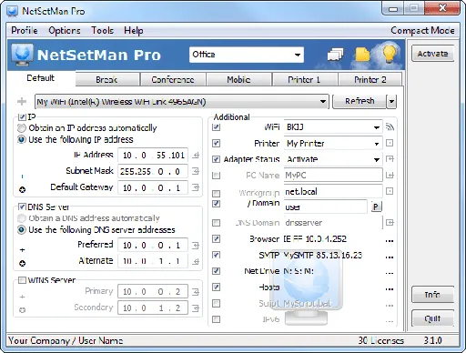 NetSetMan Pro 4.7.1 Multilingual的图片1