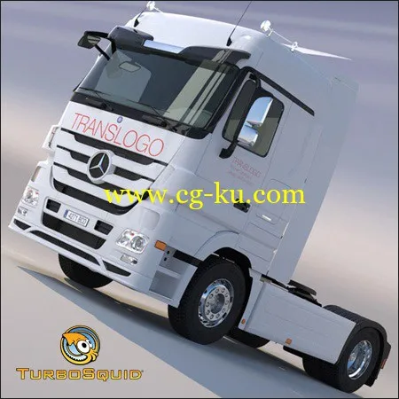 Turbosquid – New Mercedes Actros Space Cab的图片1