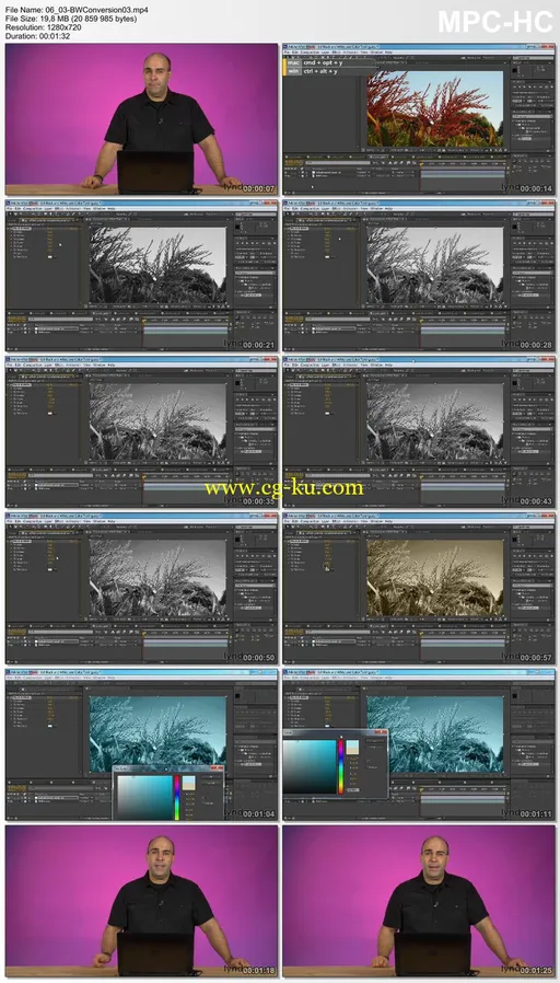 Lynda – After Effects Guru: Color Grading Footage的图片2