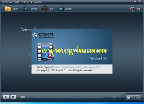 Kvisoft SWF to Video Converter v1.5.2的图片1