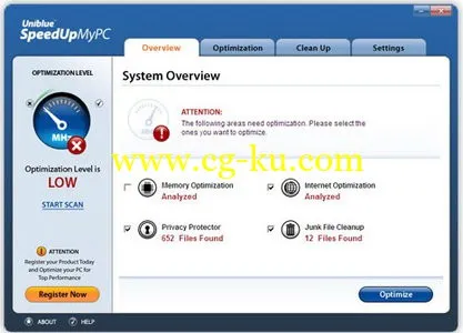 Uniblue SpeedUpMyPC 2013 5.3.8.4 Multilingual 系统加速的图片1