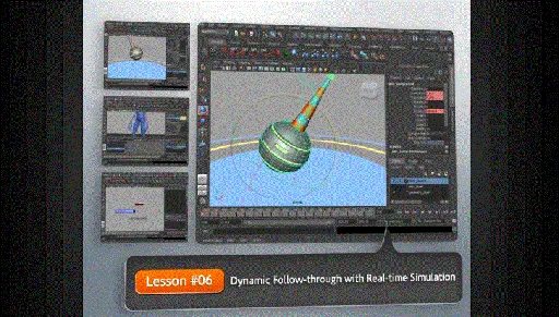 Exploring Animation Principles in Maya: Follow-Through and Overlapping的图片3