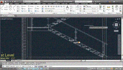 Drawing a Stair Detail in AutoCAD的图片3