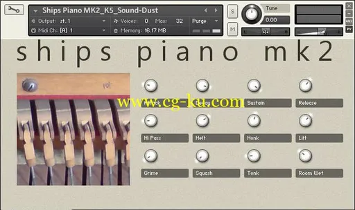 sound DUST Ships Piano MK2 KONTAKT的图片1