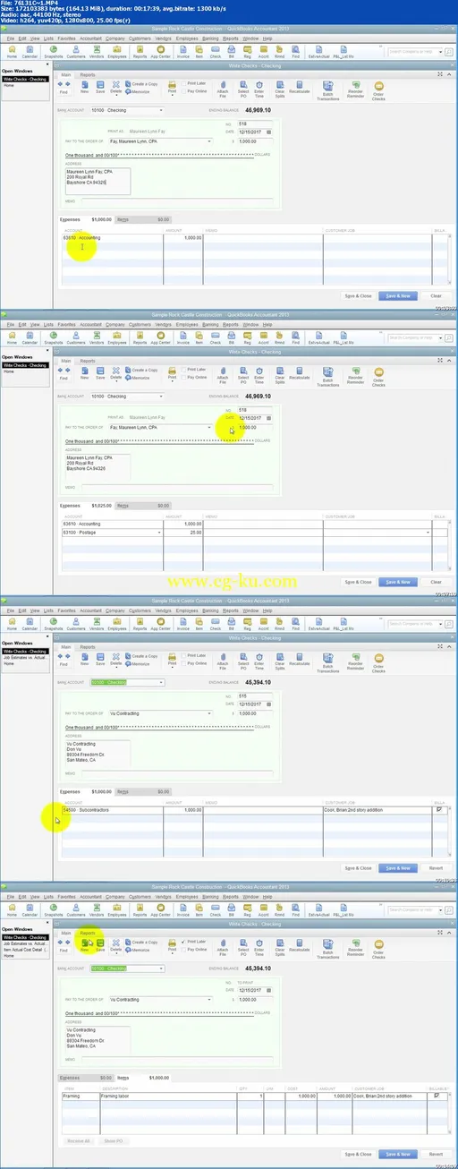 Livelessons – QuickBooks 2013 (Video Training): For All QuickBooks Pro, Premier and Enterprise Users, 2/e的图片1