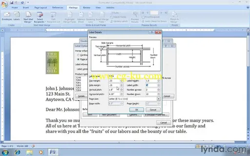 Word 2007: Creating Envelopes and Labels的图片2