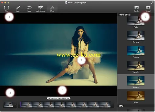 Flixel Photos Inc Cinemagraph Pro 1.1.2 MacOSX的图片1